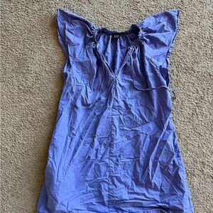 Gap Ruffle Sleeve Dress